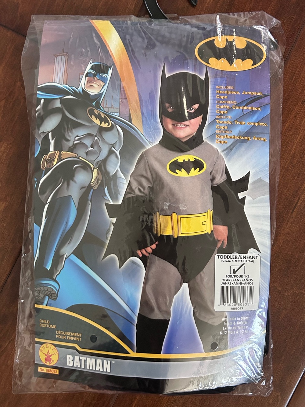 🦇 Rubie’s Toddler Batman costume! For 1-2 years old